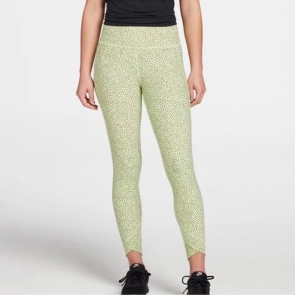 CALIA™ By Carrie Underwood Stay Powerful Leggings Confetti Dot Green Size Medium - Picture 1 of 16